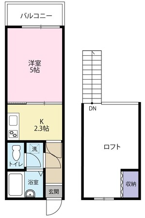 サンクレール江里町の物件間取画像